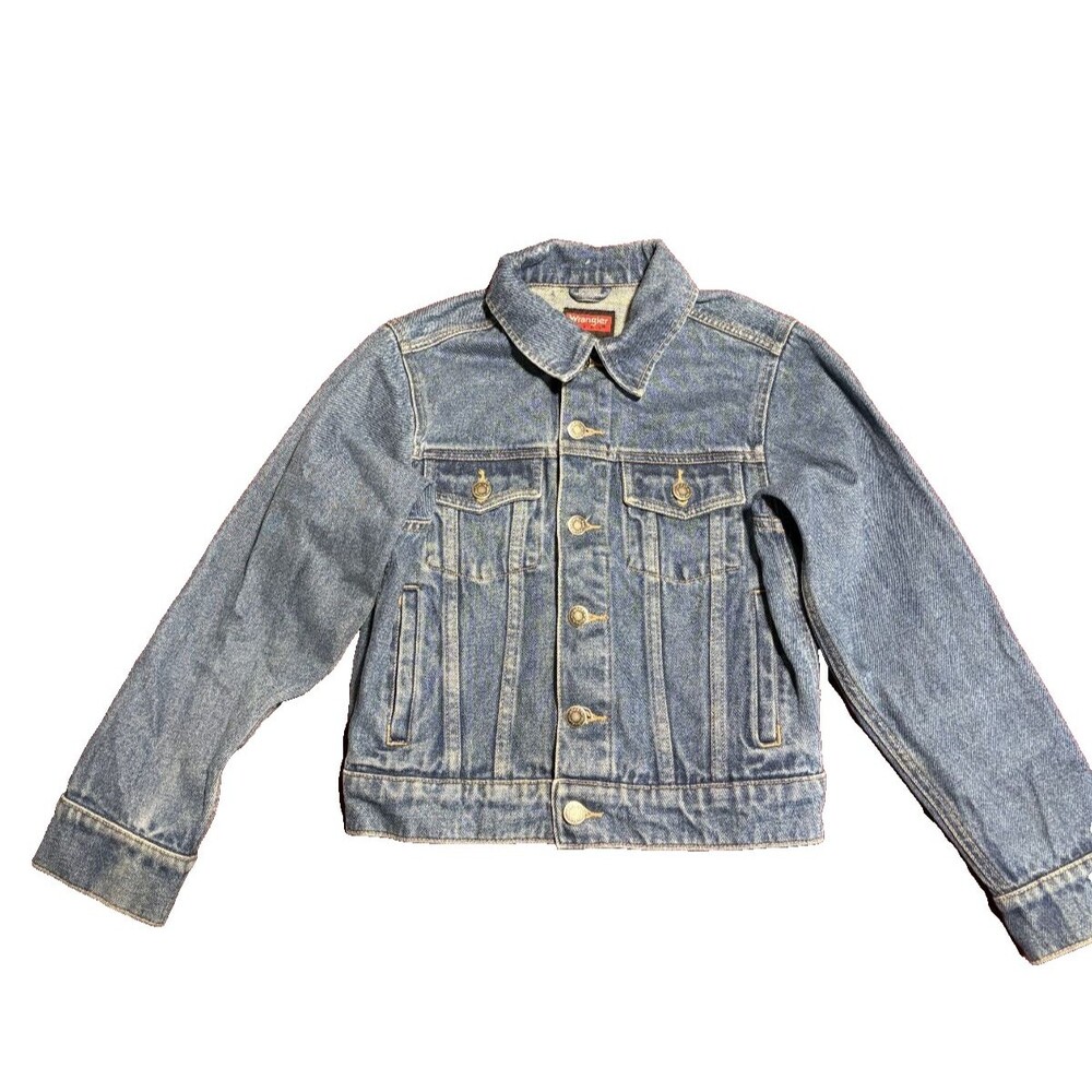 Wrangler Hero Authentics Women's Denim Retro Jacket Cotton Blue Denim Sz 8/10